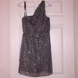 BCBG one shoulder mini dress